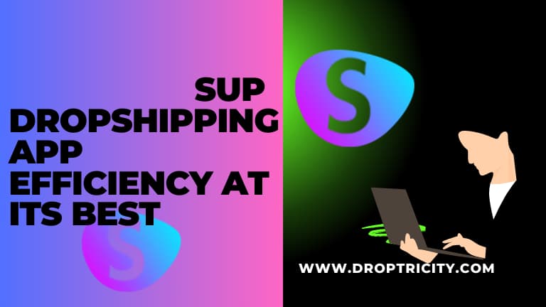 Sup Dropshipping App: Efficiency at Its Best